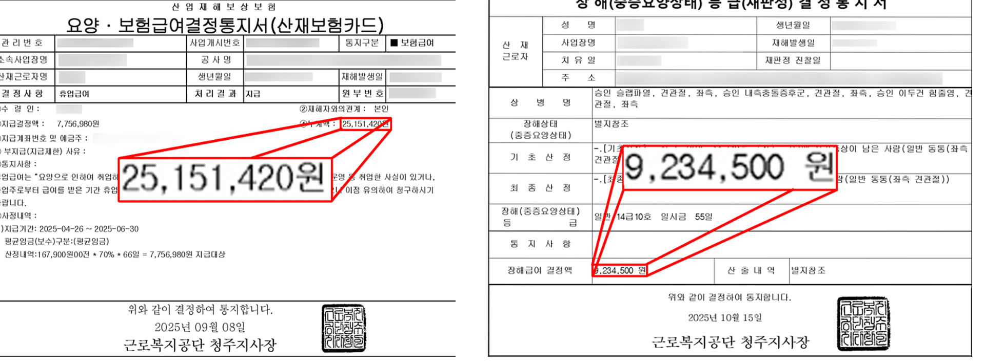 통지서