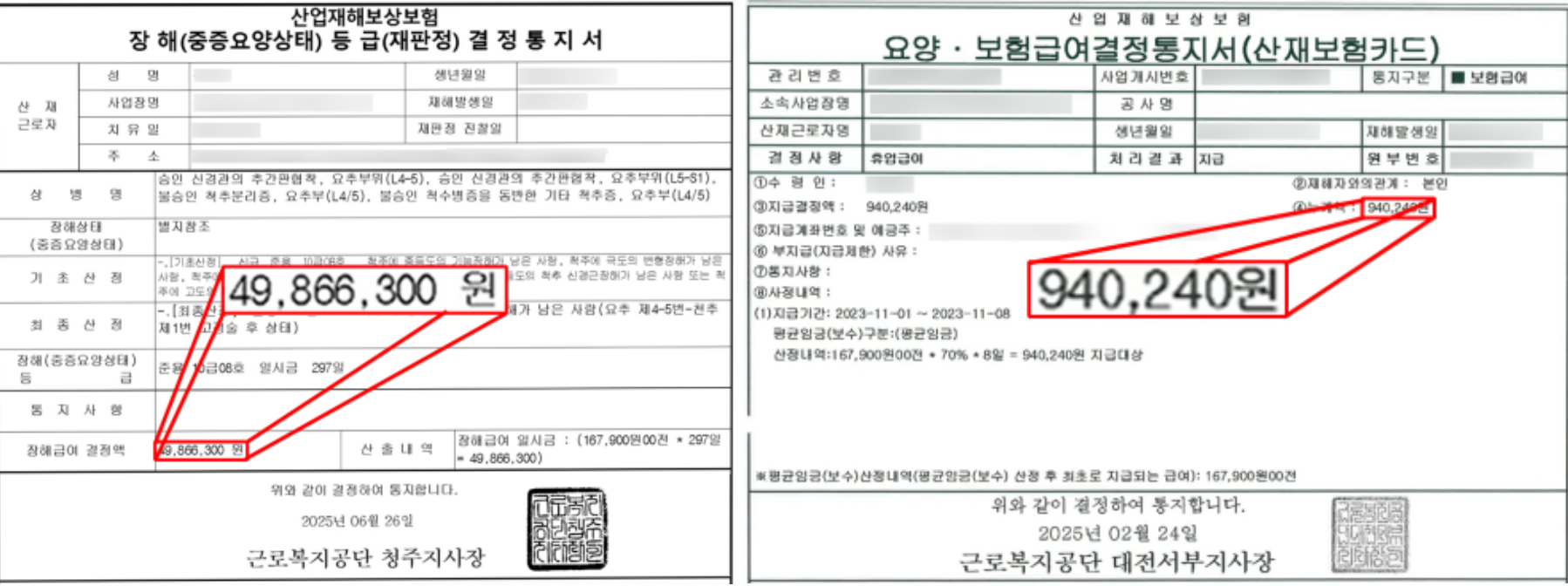 통지서