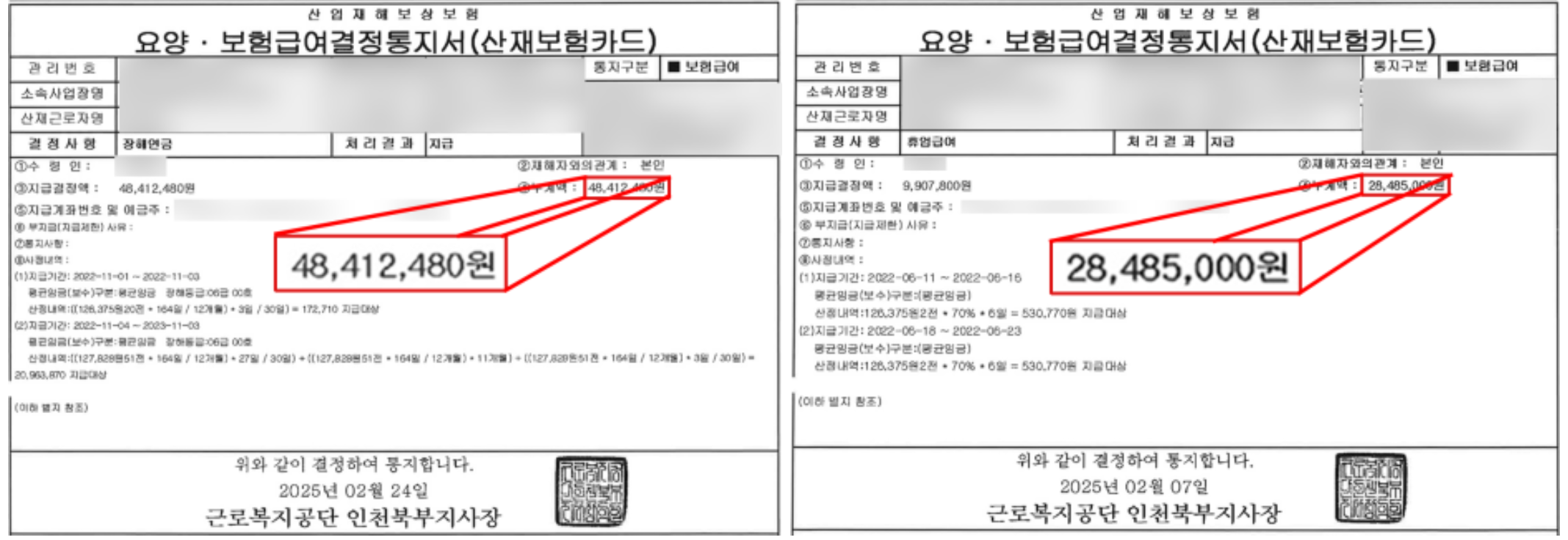 통지서