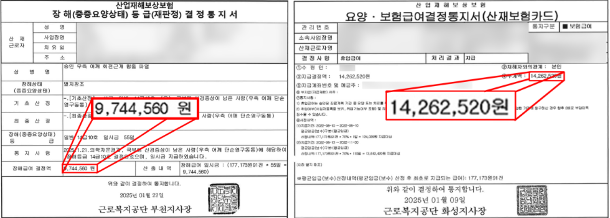 통지서