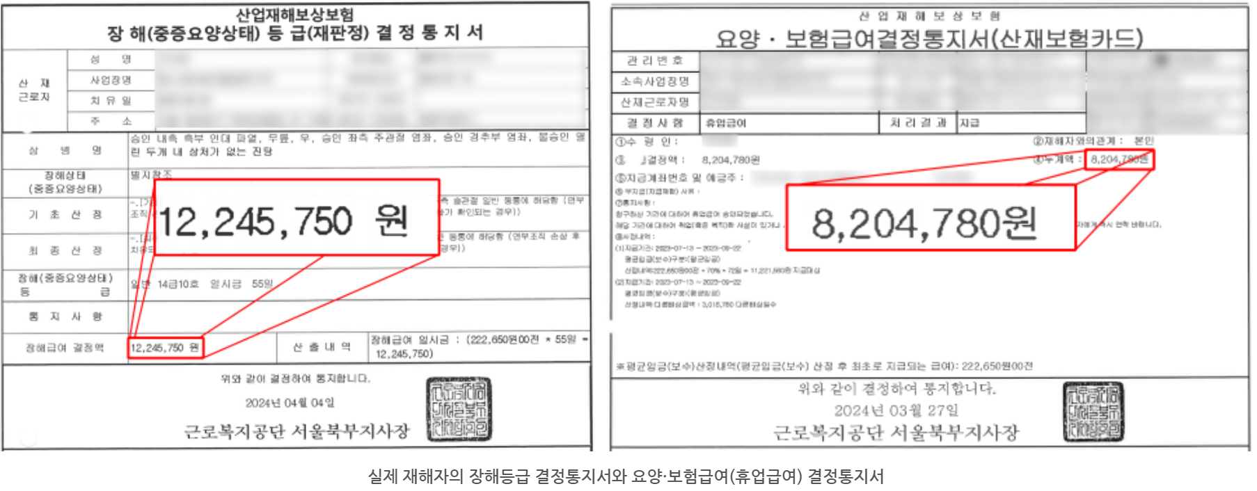통지서