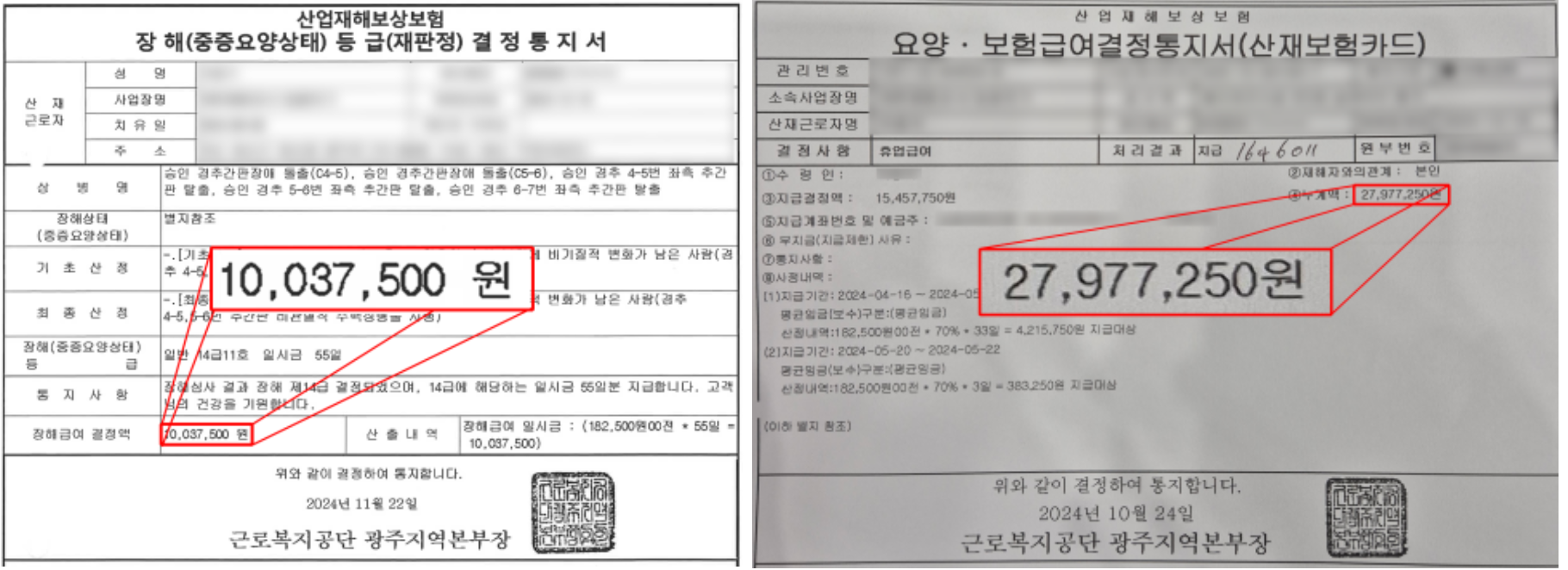 통지서